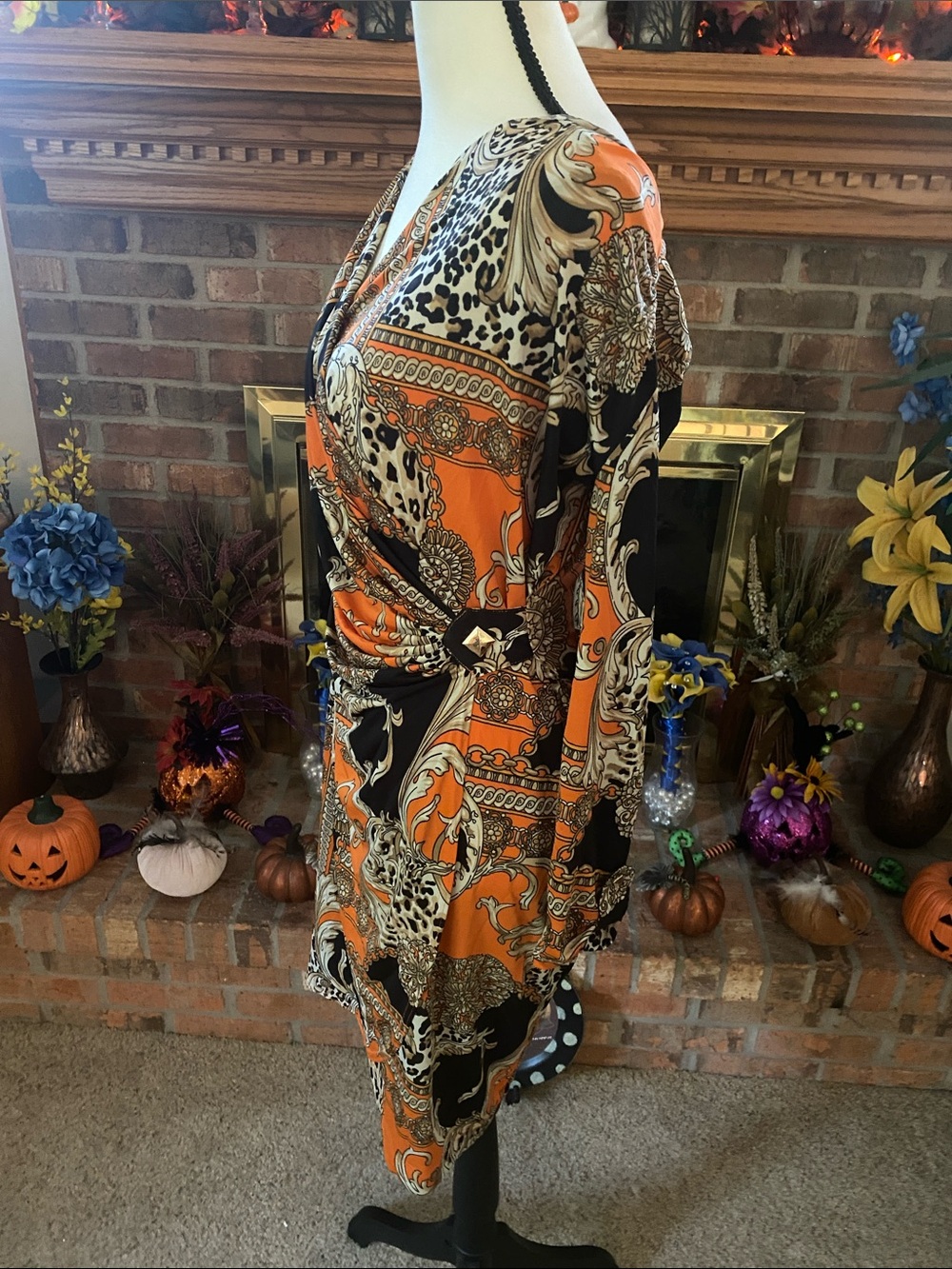 Carmen Marc Valvo size medium wrap dress - Picture 4 of 7